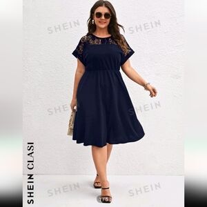 Navy Blue Shein Dress